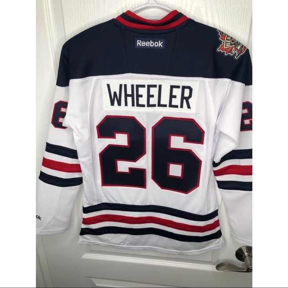 Reebok Womens NHL Jets Heritage Classic Blake Wheeler#26 Captain Jersey … - Picture 6 of 6